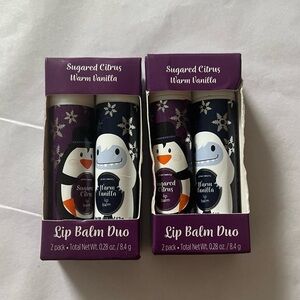 Lip balm duo - lot of 2 brand new in box